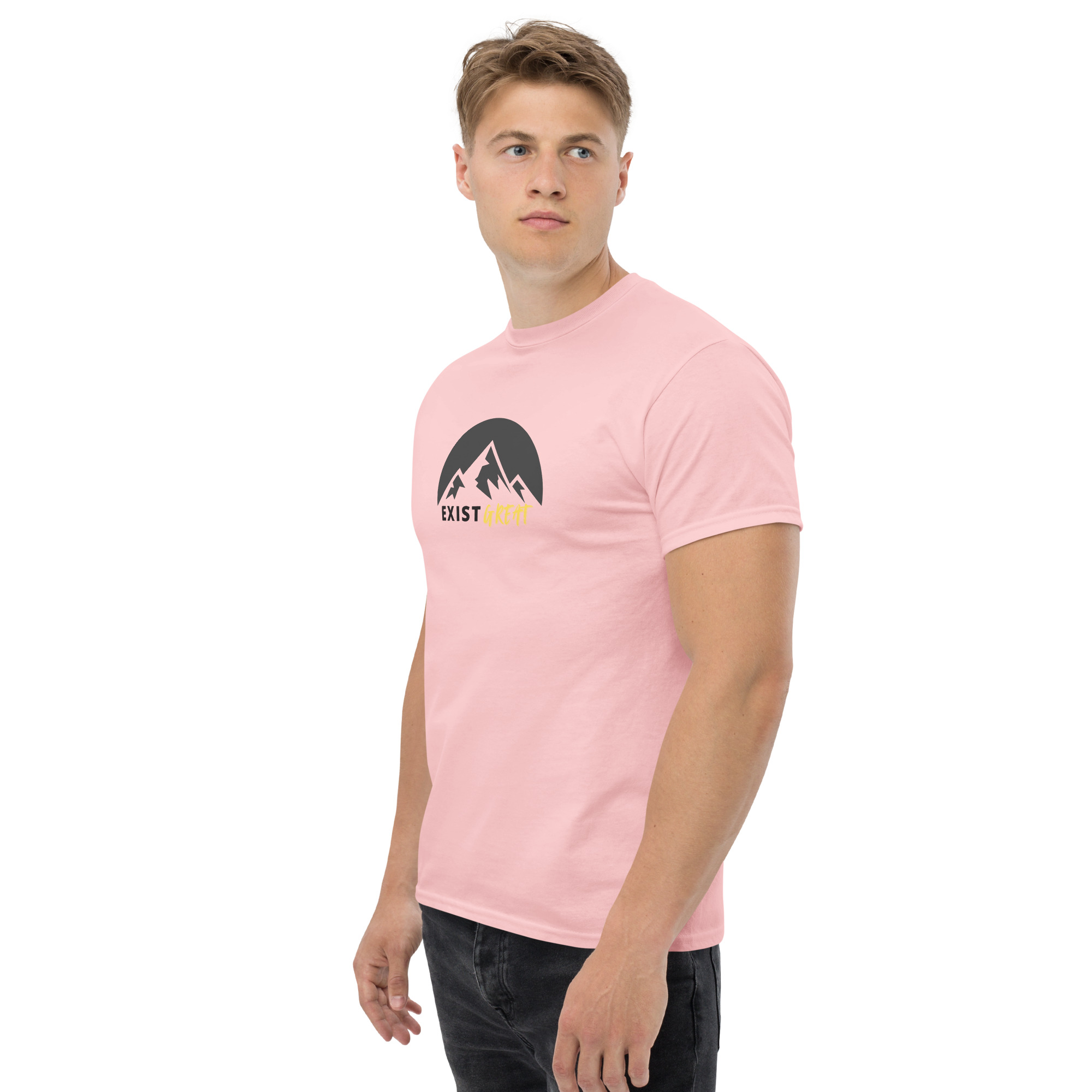 unisex-classic-tee-light-pink-left-front-681937c40eaa2